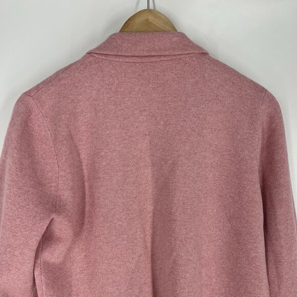 J Crew Schoolboy Sweater Blazer Size Small Womens Pink Preppy Academia Knit - Picture 5 of 7